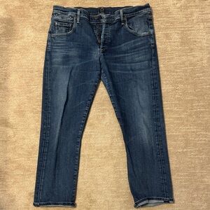 Citizens Of Humanity Dark Blue Ankle Jeans